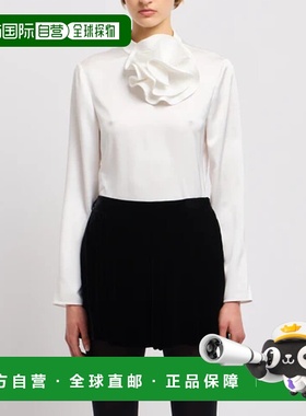 1h可退 香港直邮Emporio Armani 安普里奥 阿玛尼 女士 白色毛线