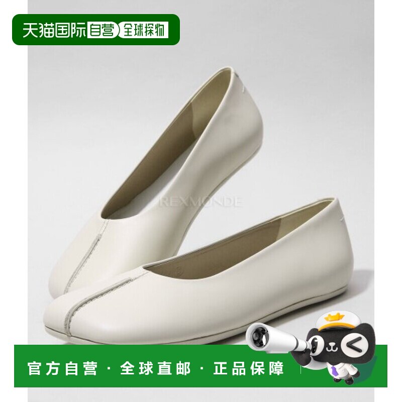 韩国直邮MM6 S59WZ0097 P5000 T2018 平坦的单鞋一脚蹬平底鞋 - 实物图