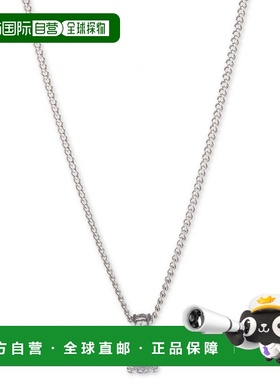 1h可退 【美国直邮】Givenchy|玫瑰金和丝绸水晶吊坠项链