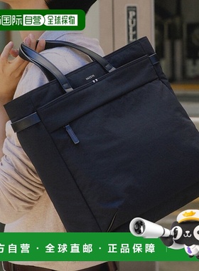 韩国直邮HAZZYS [HATCH-BAG] 黑色尼龙手提包 HJBA5F330BK单肩包