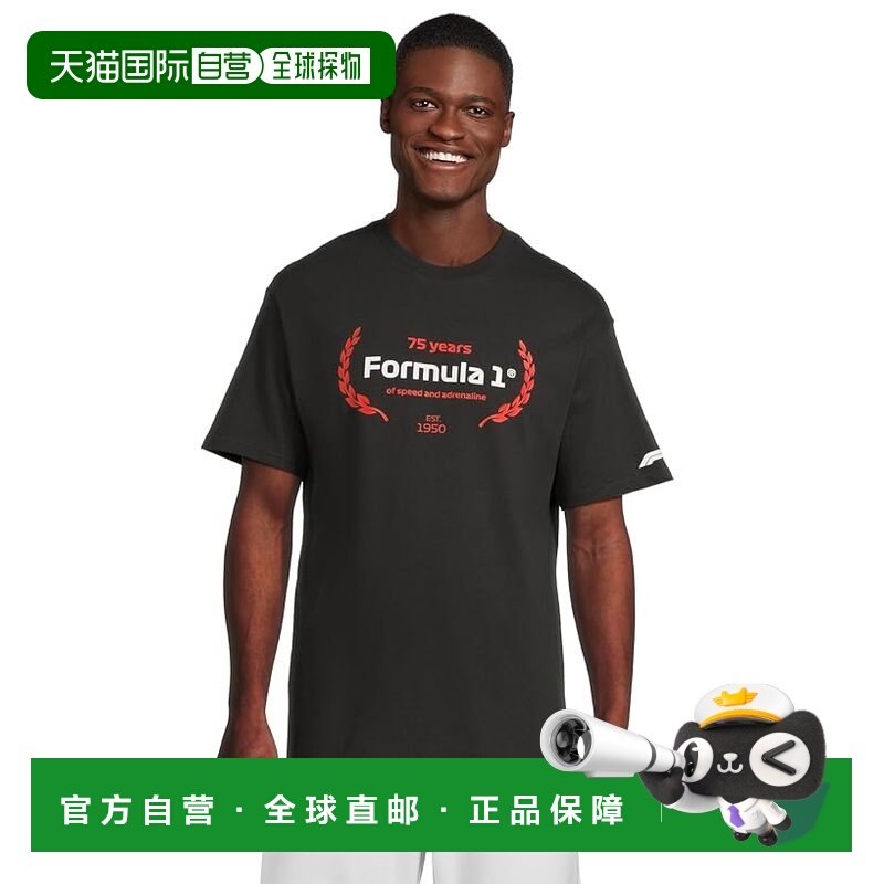 香港直邮Puma 彪马 男士 Formula 1 印花T恤  舒适时尚,运动服/休闲服装,运动T恤,淘宝优惠券,粉丝福利购,淘宝优惠卷