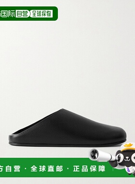 1h可退 香港直邮The Row 男士 Hudson 全粒面便鞋 F2118L636BLACK