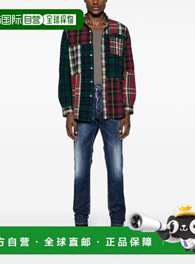 香港直邮DSQUARED2 男士牛仔裤 S74LB1461S30789470 CO 蓝色