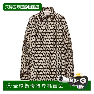 V標(biāo)志印花襯衫 99新未使用 香港直郵Valentino BCI0R17TD