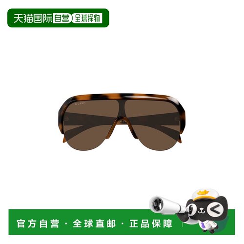 香港直邮Gucci 古驰 女士 飞行员醋纤太阳眼镜 brown棕色 舒适时
