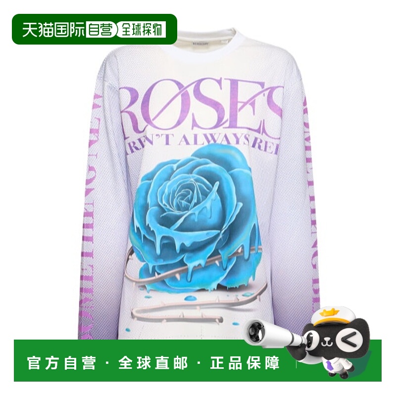 香港直邮Burberry 徽标圆领长袖T恤 78I-NGL015