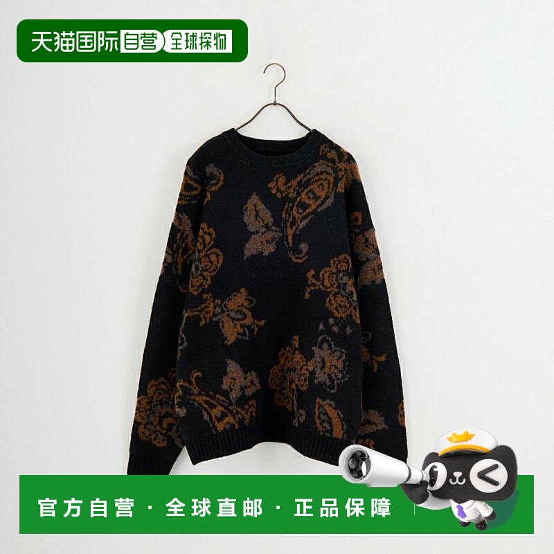 1h可退 日本直邮33Degrees 男装 放松版型摩德风双层 jacquard 针