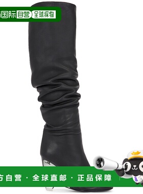 香港直邮Alaia 女士 100 坡跟靴子 3O053C0N04 black黑色 舒适时