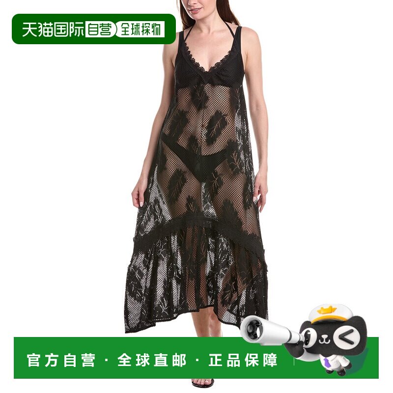 自营Ramy Brook Shea Dress - Black吊带连衣裙 美国奥莱直发性感