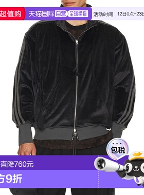 1h可退 香港直邮Adidas 男士 Adi006 拉链夹克 KC0317 black黑色