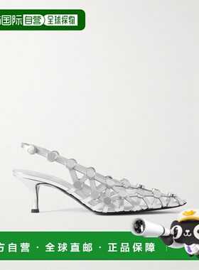 1h可退 香港直邮潮奢 The Attico 女士 网格系后带凉鞋 250WSH008