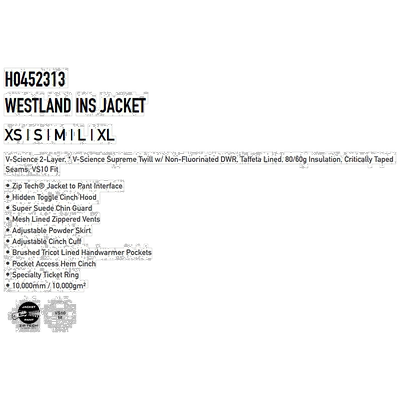 日本直邮 VOLCOM/福尔康 WESTLAND INS夹克女士防水外套单板滑雪2