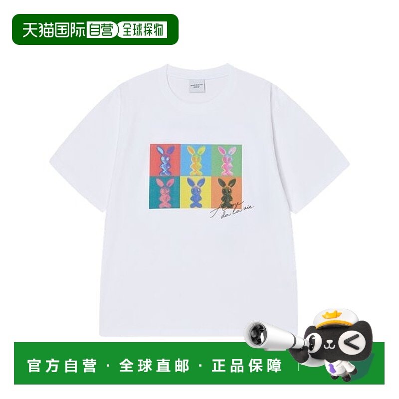韩国直邮acme de la vie 艺术品 - 短袖 - 外星人兔子波普艺术 AL