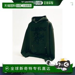 正面印花连帽衫 韩国直邮ECORR _卡其色