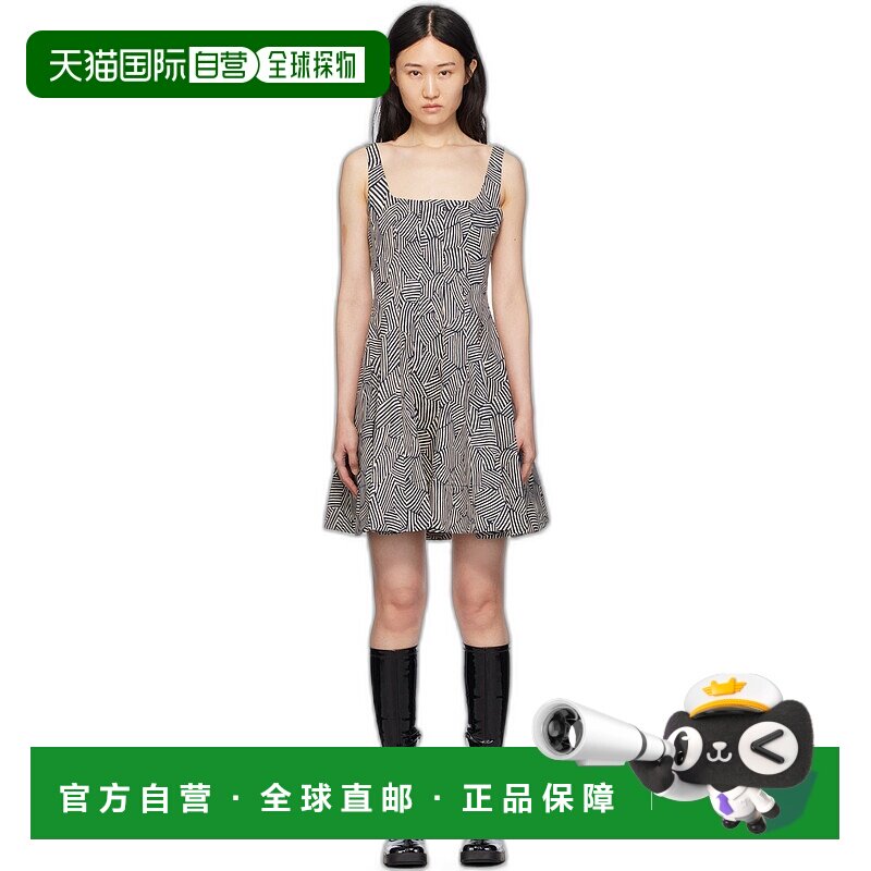 1h可退 香港直邮潮奢 Staud 女士 海军蓝 Wells 连衣裙 R24S2100P