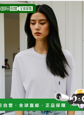 韩国直邮YALE HERITAGE DAN POCKET TEE WHITET恤YD01SS1018WH