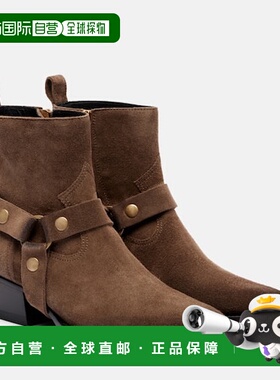 1h可退 香港直邮GOLDEN GOOSE 女士 Debbie 45 绒面革短靴女靴