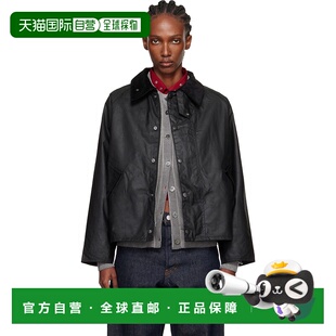 1h可退 香港直邮潮奢 barbour 巴伯尔 女士 黑色 Transport Waxed