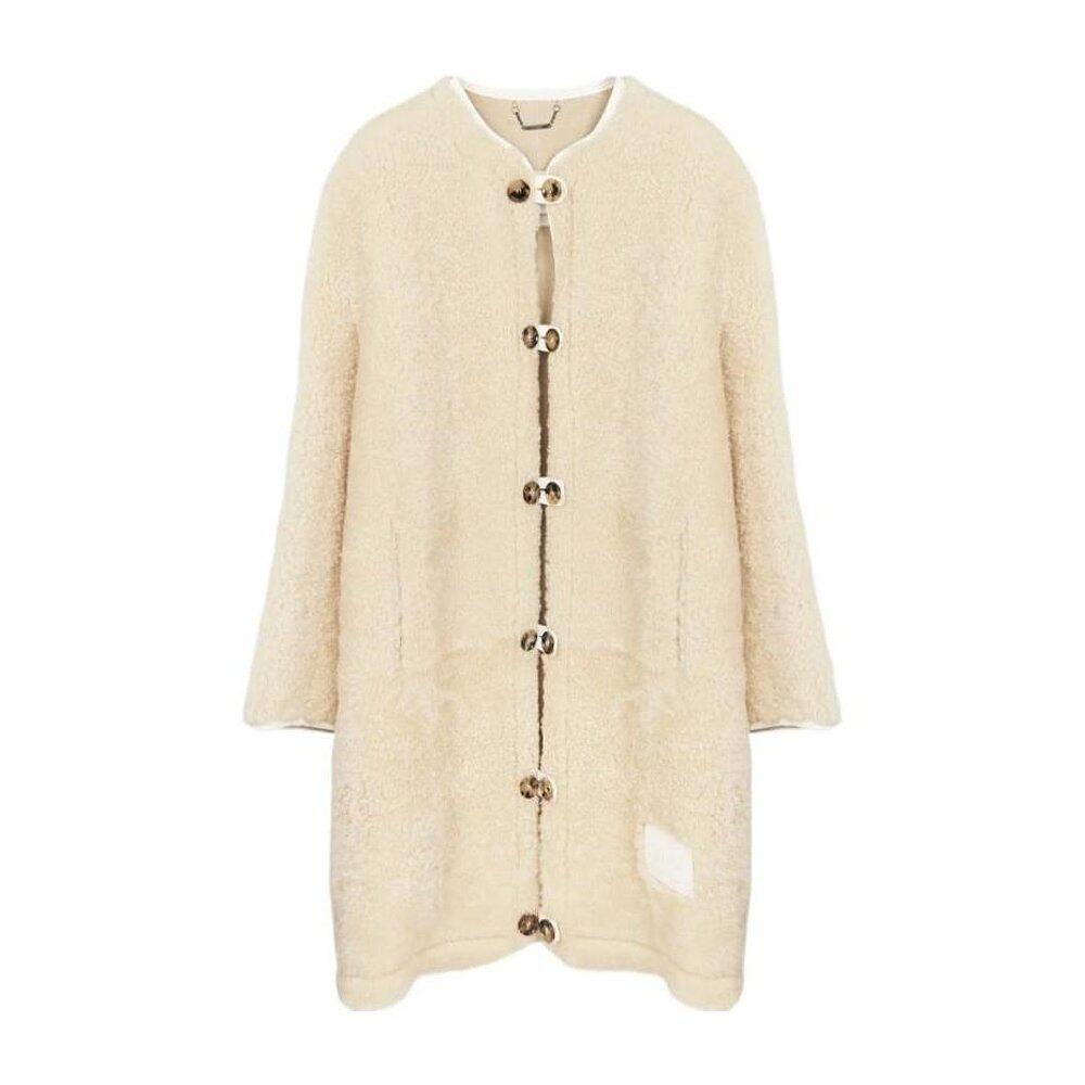 Chloe 牛角纽扣大衣 C21ACM12205