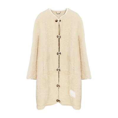 Chloe 牛角纽扣大衣 C21ACM12205