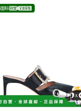 香港直邮Bally 巴利 女士 Mules 木屐 black黑色 舒适时尚女鞋