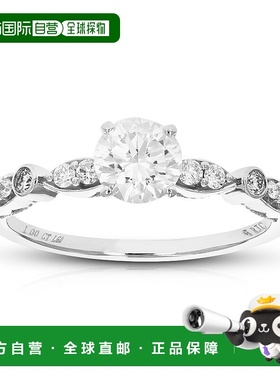 自营vir jewels1 cttw Lab Created Diamond Engagement Ring in