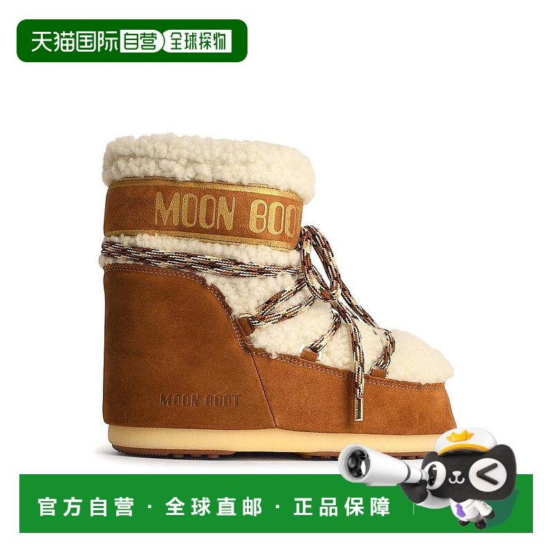 香港直邮MOON BOOT 女士雪地靴 1409580MA03 CO 浅棕色