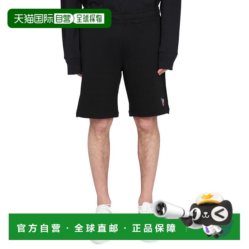 自营paul smithCotton Fleece Bermuda Shorts - black 美国奥莱
