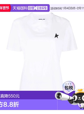 1h可退 香港直邮GOLDEN GOOSE 女士 星星徽标T恤 GWP01220P000593