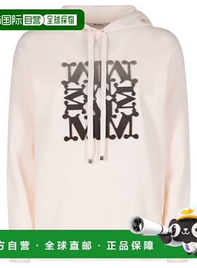 香港直邮MAX MARA 女士针织衫 TADDEO011 AW2025 白色 MAGLIA CON