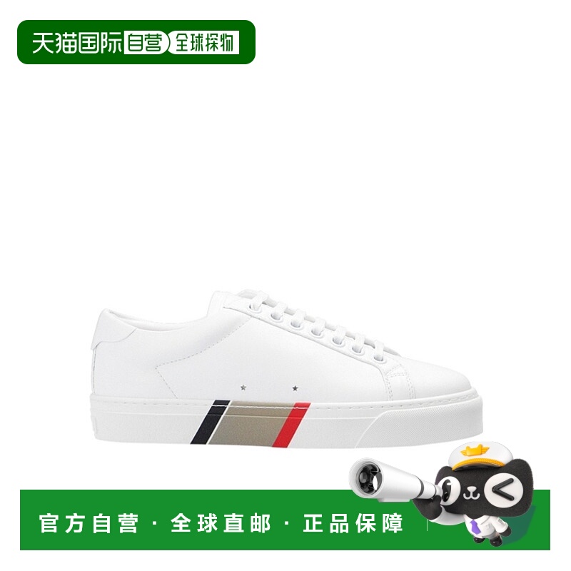 香港直邮Burberry 圆头系带运动鞋 80674661