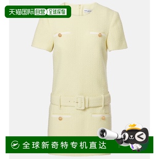 束带毛圈迷你连衣裙 1h可退 香港直邮Self Portrait 女士