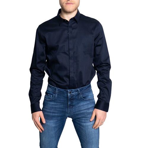 ARMANI EXCHANGE 男士衬衫 8NZCBDZN10Z1510 CO 蓝色