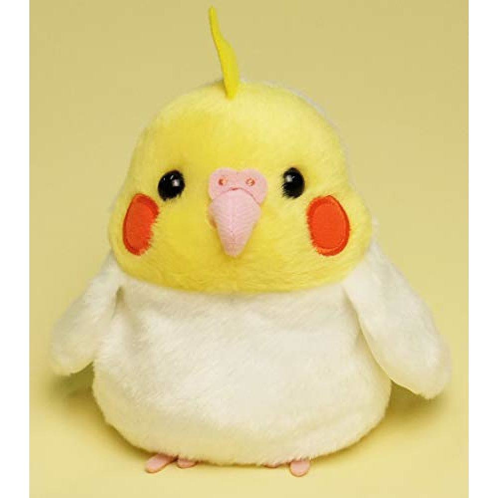 日本直邮Pickles The Frog毛绒玩具黄鸡尾鹦鹉卡通造型