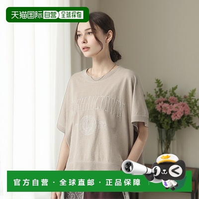 1h可退 日本直邮GLOBAL WORK 女装 宽松T恤 蕾丝刺绣学院风 半透