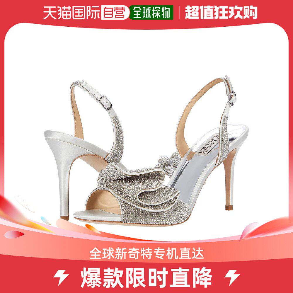 【美国直邮】badgley mischka 女士 高跟鞋水晶进口真皮鞋类鞋跟