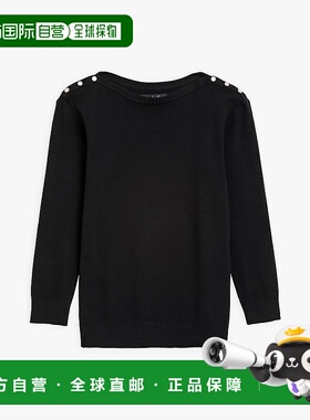 1h可退 日本直邮agnes b.女士纯棉七分袖针织T恤 EAN9J155000