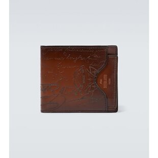 潮奢 Berluti 伯尔鲁帝 男士 Makore Scritto 2合1皮革钱包