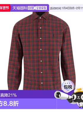 香港直邮Polo Ralph Lauren 长袖格纹衬衫 710P01445