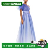 Duggal Ball Glitter Ruffled 自营Mac Shoulder Ombre One blu