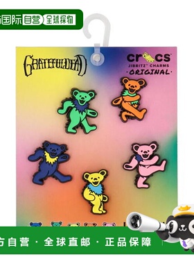 日本直邮crocs JIBBITZ CHARMS GRATEFUL DEAD 5 PACK 鞋饰 [1001