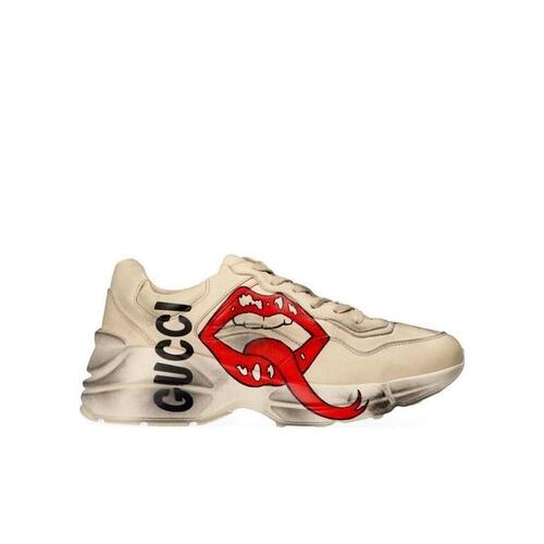 Gucci Rhyton系列饰嘴唇印花运动鞋 552093A9L00