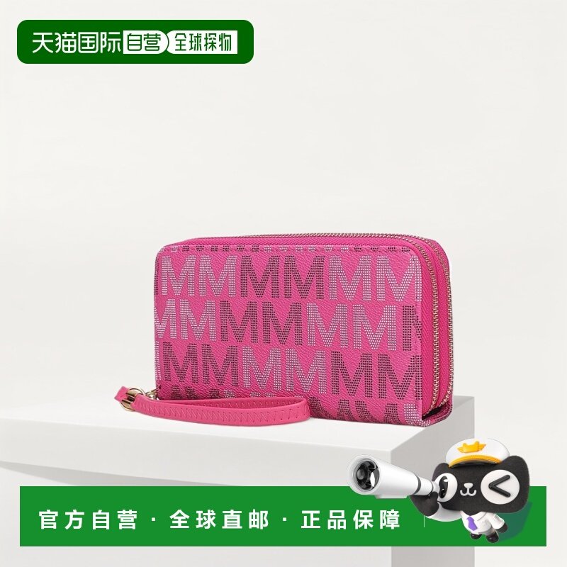自营mia k collectionHofstra M 签名款钱包腕带 - 紫红色 【美国,箱包皮具/热销女包/男包,手拿包,淘宝优惠券,粉丝福利购,淘宝优惠卷