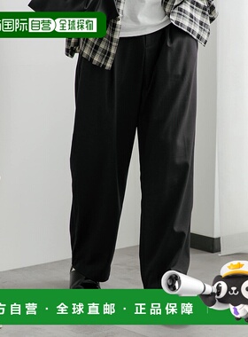 1h可退 日本直邮SENSE OF PLACE 男士双褶宽腿裤 AAA514C106裤子