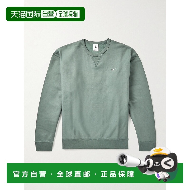 1h可退 香港直邮潮奢 Nike 耐克 男士 Solo '勾'宽松款Logo刺绣棉