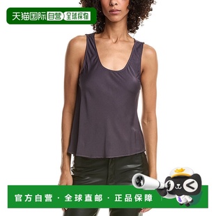 美国奥莱直发 蓝色 自营Bella Dahl低圆领背心