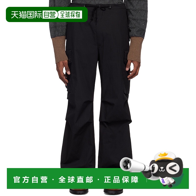 1h可退 香港直邮潮奢 Needles 男士 黑色 Field 工装裤 OT093