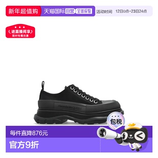 香港直邮Alexander McQueen亚历山大麦昆Tread Slick帆布系带及踝