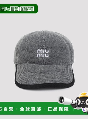 1h可退 香港直邮Miu Miu 缪缪 女士 徽标图案棒球帽 5HC36915V3
