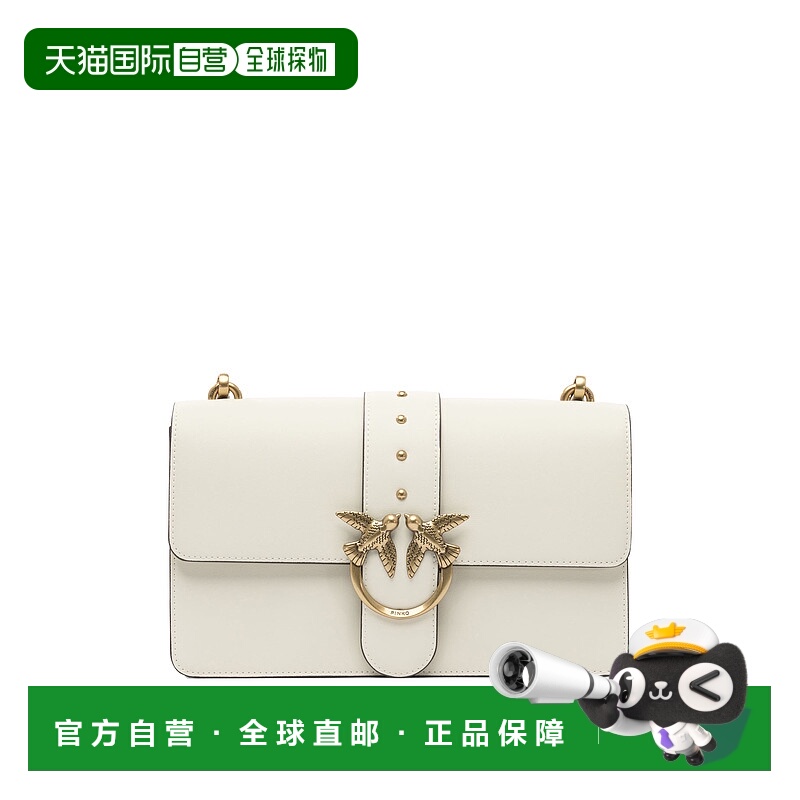 香港直邮PINKO 女士单肩包 105857A0F1Z14Q AW2025 白色 Love One